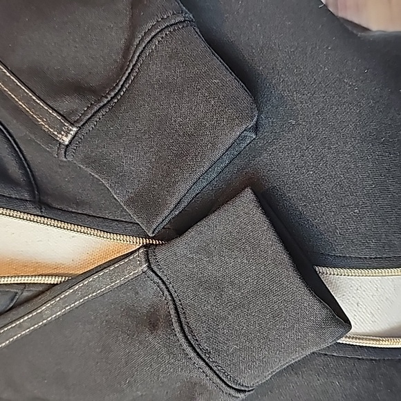 NEW VINTAGE IZOD BLACK LONG SLEEVE ZIP-UP JACKET - Picture 13 of 16